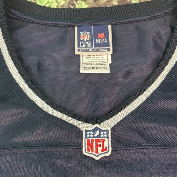 NFL Pro Line New England Patriots Jersey Mens 4XL Ready to customize Sportswear - Picture 9 of 16